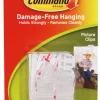 Command Strips 17210 Clear Picture Clips 6 Count With Command Adhesive Strips