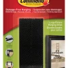 Command Strips 17206BLK Large Black Picture Hanging Strips 4 Count