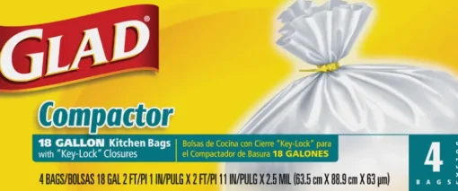 COMPACTOR BAG KL 18G 4PK