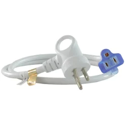 Conntek Indoor 3 ft. L White Extension Cord 16/3 SJTW