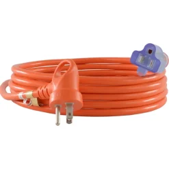 Conntek Indoor or Outdoor 12 ft. L Orange Extension Cord 16/3 SJTW
