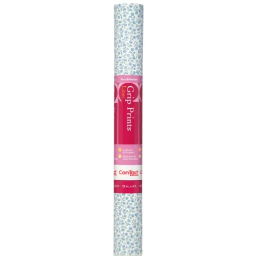 Contact 04f-C7h48-06 4' X 18 Ashley Blue Grip Prints Non-Adhesive Liner