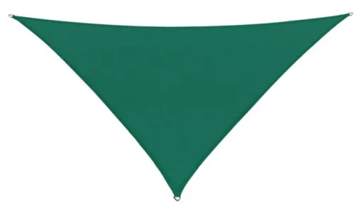 Coolaroo Polyethylene Triangle Shade Sail Canopy 12 ft. H X 12 ft. W X 12 ft. L