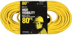 Cord Extn Flour Yell80Ft