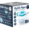 Core Home Clear/Teal Glass BPA-Free Air Popcorn Popper 3 qt. Capacity with Silicone Lid