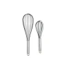 Core Home Gray Silicone/Stainless Steel Whisk Set