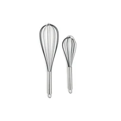 Core Home Gray Silicone/Stainless Steel Whisk Set