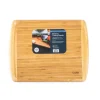 Core Kitchen 11 in. W x 14 in. L Beige Bamboo Cutting Board