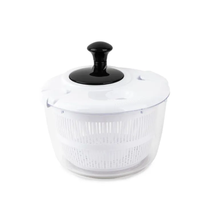 Core Kitchen White ABS Plastic Salad Spinner