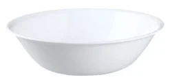 Corelle Livingware White Glass Winter Winter Frost Oven Safe Serving Bowl 2 qt.