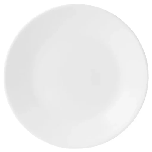 Corelle White Winter Frost Glass Stackable Bread and Butter Plate 6-1/2 Dia. in. (Pack of 6)