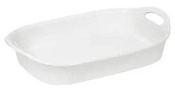 CorningWare 10.5 in. W X 16-1/8 in. L Casserole Pan White