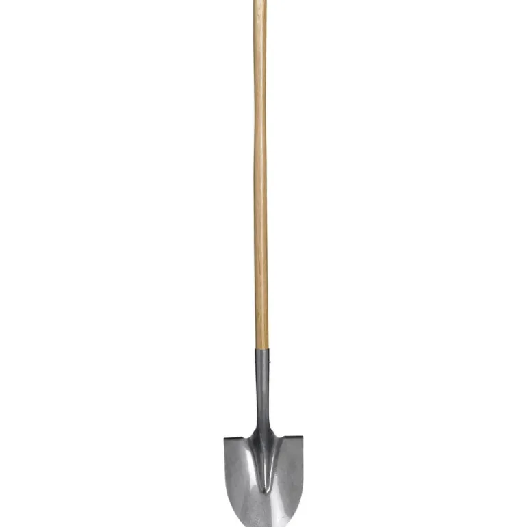 Corona 56.06 in. Steel Round Shovel Wood Handle