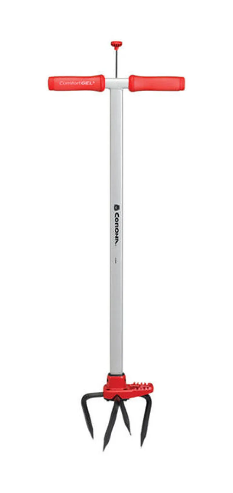 Corona ComfortGEL 4 Tine Steel Hand Tiller 6 in. Aluminum Handle