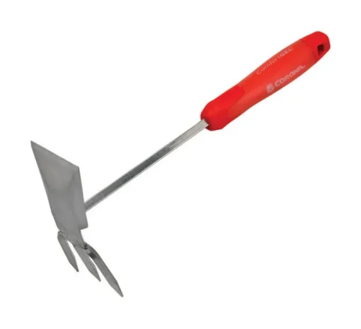Corona ComfortGEL Stainless Steel Cultivator Hoe 7 in. Steel Handle