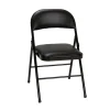 Cosco Vinyl Seat Chair Black (Pack of 4)