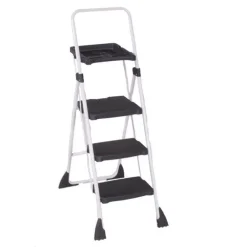 Cosco Tri Step Plus 4.56 ft. H Steel Platform Ladder Type II 225 lb. capacity