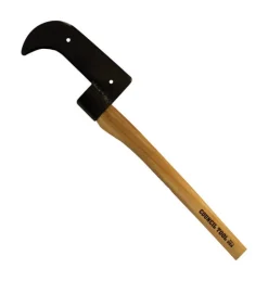 Council Tool Heavy Duty Steel Hardwood Handle Double Edge Bush Hook 36 L in.