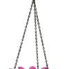Couronne Fuchsia Wild Bird 10.1 oz. Glass Hanging Bowl Bird Feeder 1 ports