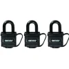 COVRD PADLCK 1-9/16" 3PK