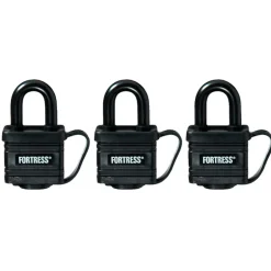 COVRD PADLCK 1-9/16" 3PK