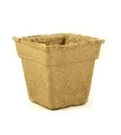 CowPots 3.75 in. H X 4 in. W X 2.5 in. L Plant Pot Seed Starter 12 pk (Pack of 12)