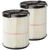 Craftsman Red Stripe Replacement Cartridge Filter 5 to 20 gal. 2 pk
