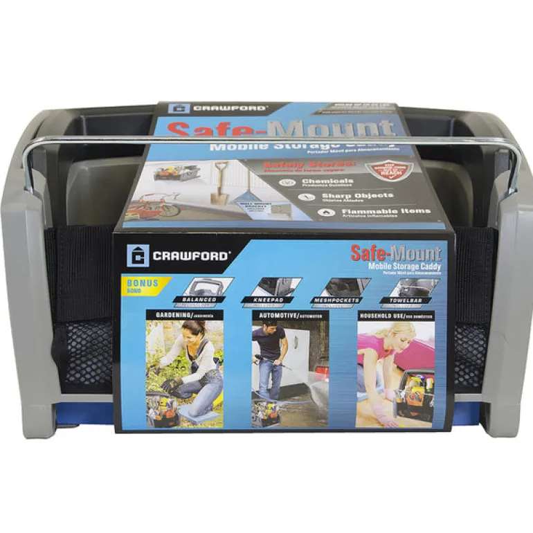 Crawford 15 in. H x 11 in. W Gray Storage Bin