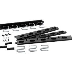 Crawford 64 in. L Black Plastic Smart Storage Rack Rack 50 lb. cap. 1 pk
