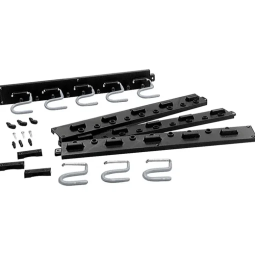 Crawford 64 in. L Black Plastic Smart Storage Rack Rack 50 lb. cap. 1 pk