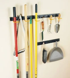 Crawford 64 in. L Black Plastic Smart Storage Rack Rack 50 lb. cap. 1 pk