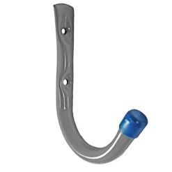 Crawford 4 in. L Powder Coated Gray Steel Handy Hanger Holder 25 lb. cap. 2 pk