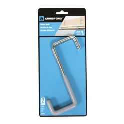 Crawford 5.75 in. L Vinyl Coated Gray Steel Large Rafter Hook 20 lb. capacity 1 pk (Pack of 25)
