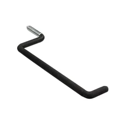 Crawford 7 in. L Vinyl Coated Black Steel Large Ladder Hook 50 lb. capacity 1 pk (Pack of 25)