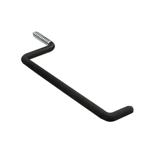 Crawford 7 in. L Vinyl Coated Black Steel Large Ladder Hook 50 lb. capacity 1 pk (Pack of 25)