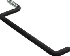 Crawford 7 in. L Vinyl Coated Black Steel Large Ladder Hook 50 lb. capacity 1 pk (Pack of 25)