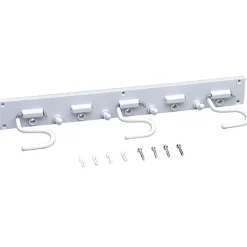 Crawford 16 in. L White Steel Adjustable Storage Organizer Rack 12 lb. cap. 1 pk