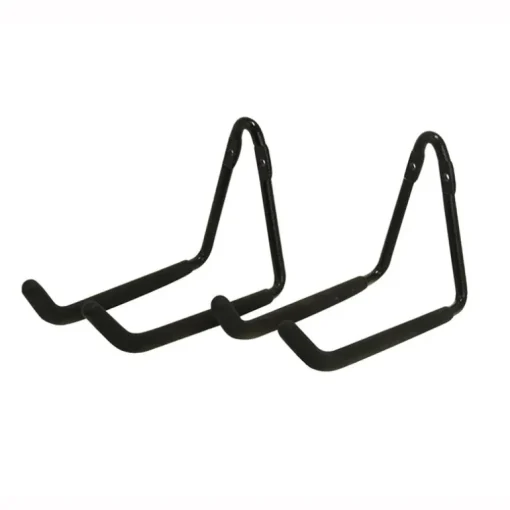 Crawford 7 in. L Zinc-Plated Black Steel Hanger Holder 50 lb. cap. 2 pk