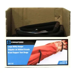 Crawford Black Steel Overhead Storage Hanger 50 lb. capacity 25 pk