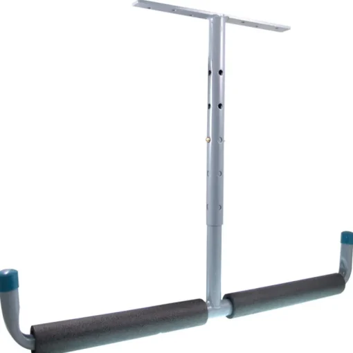 Crawford Black Steel Screw-In Adjustable Overhead Storage Hanger 50 lbs. Capacity