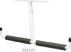 Crawford Black Steel Screw-In Adjustable Overhead Storage Hanger 50 lbs. Capacity