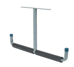 Crawford Black Steel Screw-In Adjustable Overhead Storage Hanger 50 lbs. Capacity