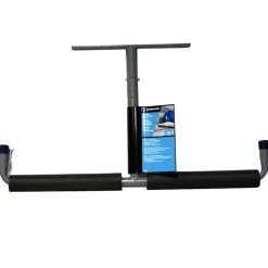 Crawford Black Steel Screw-In Adjustable Overhead Storage Hanger 50 lbs. Capacity