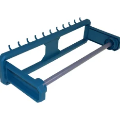 Crawford Blue Polypropylene 5 in. Towel Tape Twine and Wire Dispenser 1 pk