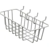 Crawford Gray Steel 4.1 in. Peggable Wire Basket 1 pk
