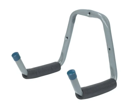 Crawford Gray Steel 75 lbs. Capacity Wall Mount Double Arm Ladder Hanger 12.25 W x 10.8 H x 9 L in.