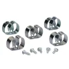 Crawford Silver Steel Grip Clip For 4 5 pk