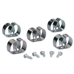 Crawford Silver Steel Grip Clip For 4 5 pk