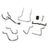 Crawford Silver Steel Peg Hooks 32 pk