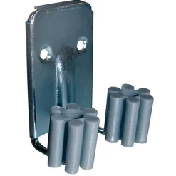 Crawford Vinyl Coated Gray Plastic/Steel Grip Clip 1/4 Frame x 0.2 L in.